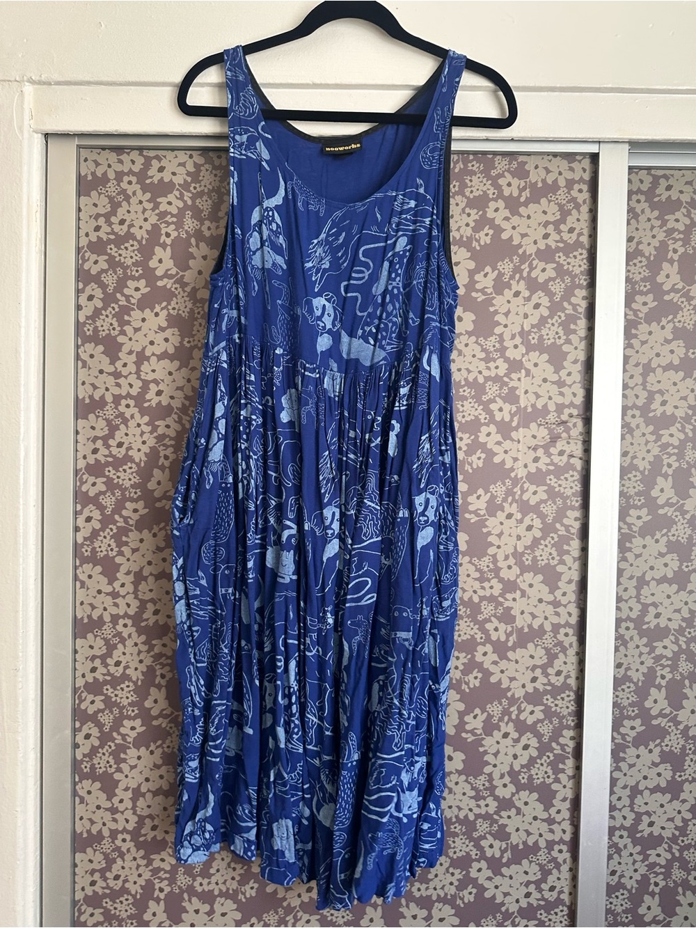 Nooworks Dog Printed Naomi Midi Dress